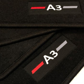 Alfombrillas Audi A3 8VA Sportback (2013-2020) a medida logo