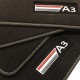 Alfombrillas Audi A3 8VA Sportback (2013-2020) Velour logo