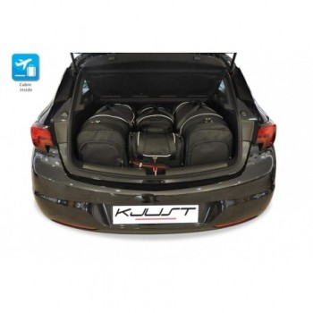 Kit de maletas a medida para Opel Astra K 3 o 5 puertas (2015-2021)