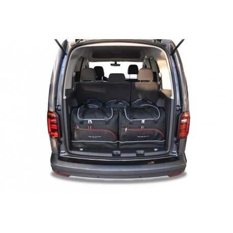 Kit maletas a medida para Volkswagen Caddy 4K, 5 asientos (2016-2020)
