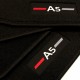 Alfombrillas Audi A5 8TA Sportback (2009 - 2017) a medida logo