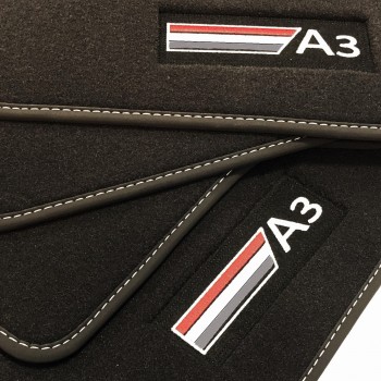 Alfombrillas Audi RS3 8PA Sportback (2013 - 2015) Velour logo