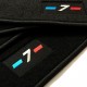 Alfombrillas BMW Serie 7 F01 corto (2009-2015) a medida logo