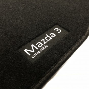 Alfombrillas Mazda 3 (2009 - 2013) a medida Logo