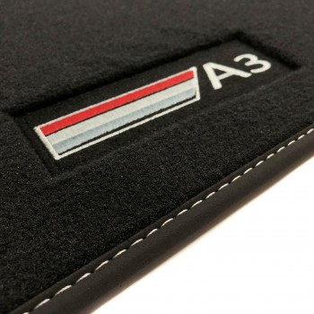 Alfombrillas Velour con logo para Audi A3 8y Sportback MHEV Mild Hibrid (2020-actualidad)