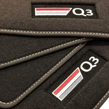Alfombrillas Velour con logo para Audi Q3 Sportback (2020-actualidad)