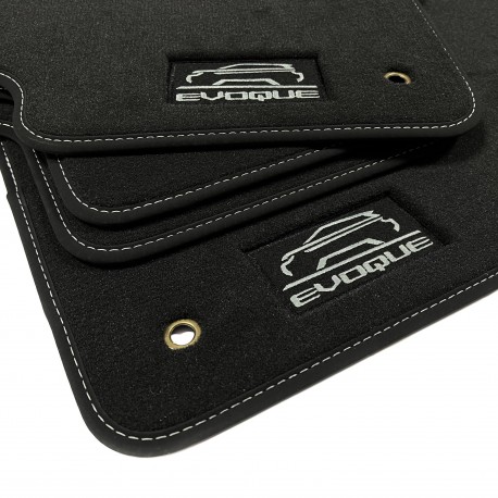 Alfombrillas Land Rover Range Rover Evoque (2019-actualidad) Velour logo