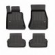 Alfombrillas 3D de goma Premium tipo cubeta para BMW 5 Series G30 sedan (2017 - 2023)