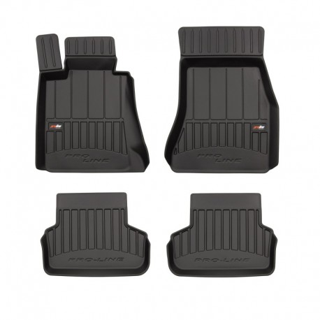 Alfombrillas 3D de goma Premium tipo cubeta para BMW 5 Series G30 sedan (2017 - 2023)