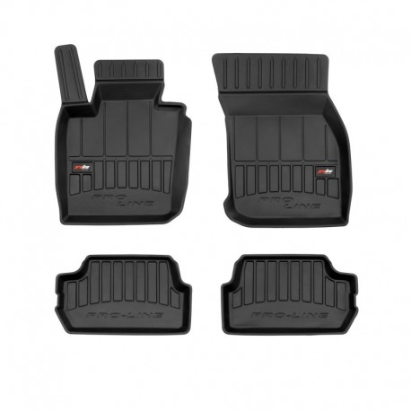 Alfombrillas tipo cubeta de goma Premium para Mini Cooper III hatchback , 3 puertas (2014 - )
