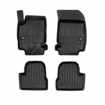 Alfombrillas 3D de goma Premium tipo cubeta para Opel Corsa F hatchback (2019 - 2023)