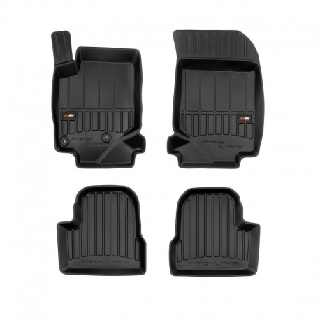 Alfombrillas 3D de goma Premium tipo cubeta para Peugeot 208 II hatchback (2019 - ) GASOLINA