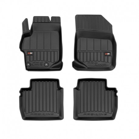 Alfombrillas 3D de goma Premium tipo cubeta para Peugeot 301 sedan (2012 - )
