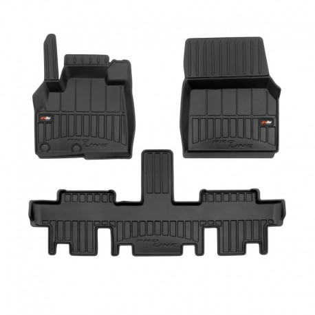 Alfombrillas 3D fabricadas en goma Premium para Renault Espace IV minivan (2002 - 2014)