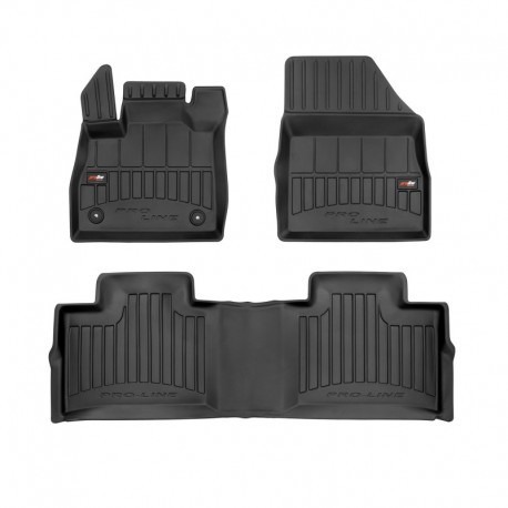 Alfombrillas tipo cubeta de goma Premium para Renault Espace V crossover (2014 - )