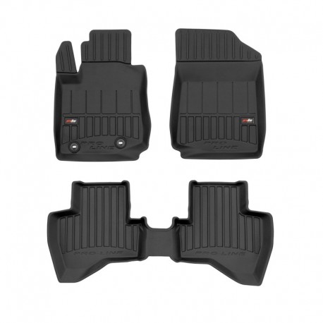 Alfombrillas tipo cubeta de goma Premium para Toyota Aygo II hatchback (2014 - 2021)