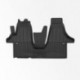 Alfombrillas 3D de goma Premium tipo cubeta para Volkswagen Transporter T6 van (2015 - 2019)