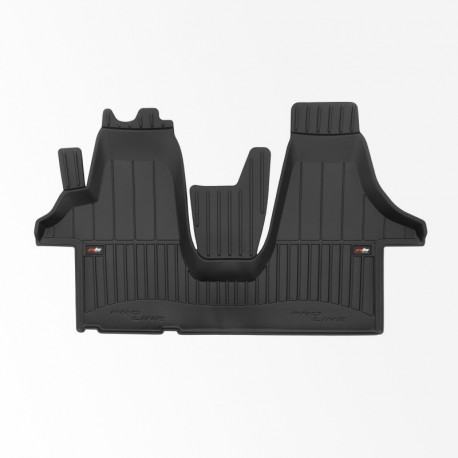 Alfombrillas 3D de goma Premium tipo cubeta para Volkswagen Transporter T6 van (2015 - 2019)