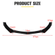 Lip delantero universal para coche (1,77 m)