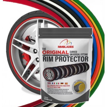 Rimsavers Deluxe: protector de llanta PREMIUM Rojo, Gris Oscuro, Plata o Negro