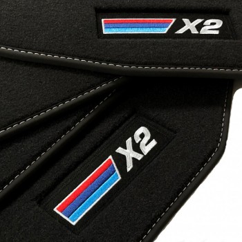 Alfombrillas Velour Logo para BMW X2 F39 (2018-2023)