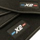 Alfombrillas BMW X2 U10 (2024-) a medida con logo bordado