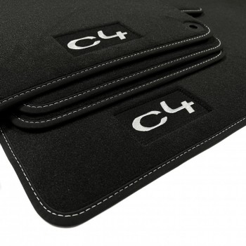 Alfombrillas Velour Logo para Citroen C4-X