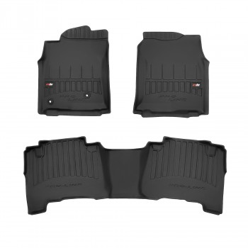 Alfombrillas 3D de goma para Toyota Land Cruiser 120 Largo - ProLine®