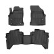 Alfombrillas 3D de goma para Toyota Hilux cabina doble 2018-actualidad - ProLine®