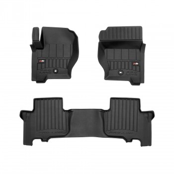 Alfombrillas 3D de goma Premium tipo cubeta para Land Rover Discovery III suv (2004 - 2009)