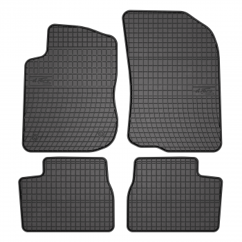 Alfombrillas para Peugeot 208 HB 2020-2023 Inodoro 4D Alfombras de Goma  NEGRO - AccessoryPart España