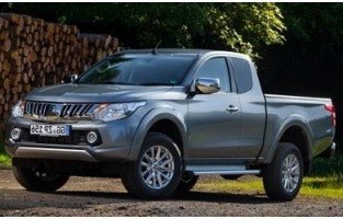 Alfombrillas Mitsubishi L200 Doble cabina (2006 - actualidad) Grises