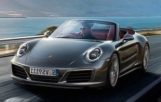 Alfombrillas Porsche 911 991 Restyling Cabrio (2016-2019) Grises