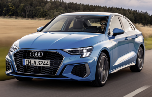 Alfombrillas Audi A3 8y Sedán (2020-actualidad) logo Hybrid