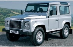 Alfombrillas Land Rover Defender 90, 2 y 5 plazas (1983-2019) logo Hybrid