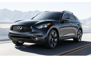 Alfombrillas tipo cubeta de goma Premium para INFINITI QX70 suv (2013 - 2017)